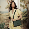 Women shoulder bag 040g forest green