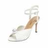 Women sandals 1351 satin white