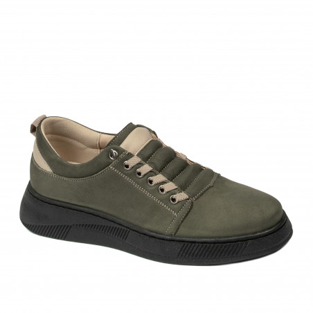Teenagers stylish, elegant shoes 8006 bufo kaki combined