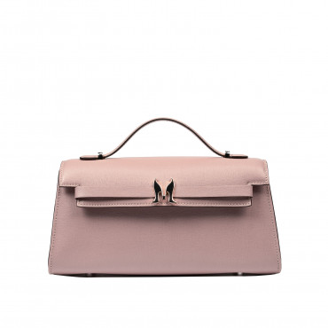 Women shoulder bag 041g 01 pink pudra safiano