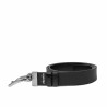 Men belt 71b bicolored black lucios+black perforat