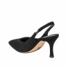 Sandale dama 1343 negru velur