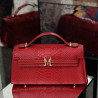Women shoulder bag 041g croco red