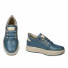 Pantofi copii 2028 bleu combinat