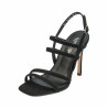 Women sandals 1345 black velour