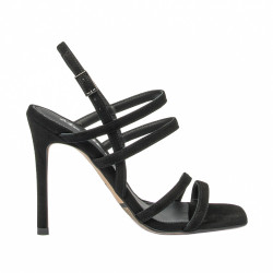 Sandale dama 1345 negru velur