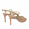 Women sandals 1342 cappuccino