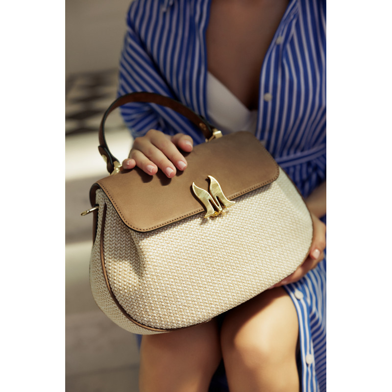Geanta dama de mana 043g bufo taupe lifestyle