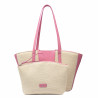 Geanta dama de plaja 044g 01 roz barbie+rafie