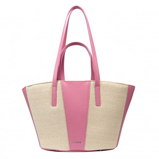Geanta dama de plaja 044g 01 pink barbie+rafie