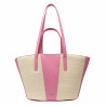 Geanta dama de plaja 044g 01 roz barbie+rafie