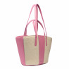 Geanta dama de plaja 044g 01 roz barbie+rafie