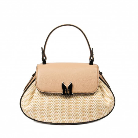 Women hand bag 042g 01biz nude+rafie