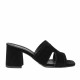 Sandale dama 1348 negru velur