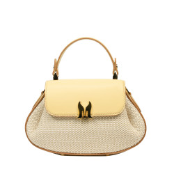 Geanta dama de mana 042g butter yellow+rafie