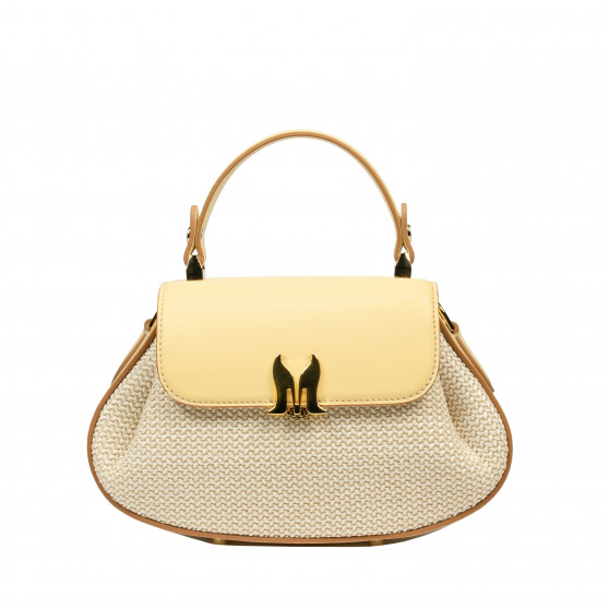 Geanta dama de mana 042g butter yellow+rafie