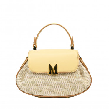Geanta dama de mana 042g butter yellow+rafie