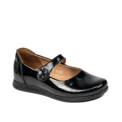 Pantofi copii 2029 lac negru