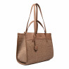 Geanta dama de plaja 045g camel+rafie caramel