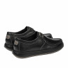Pantofi casual barbati 992 negru combinat