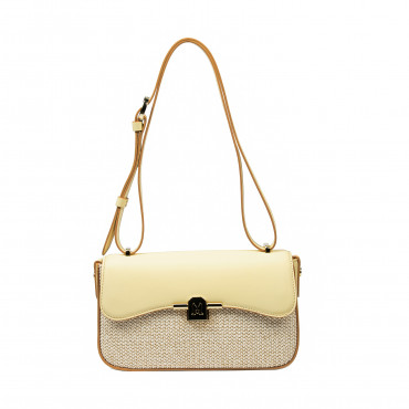 Geanta dama de umar 046g butter yellow+rafie