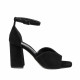 Sandale dama 1346 negru velur