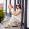 Women sandals 5117 nabuc peach