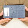 Portcard 209g croco blue sky