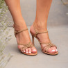 Women sandals 1342 cappuccino