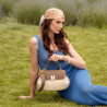 Women hand bag 043g bufo taupe