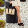 Women sandals 1348 black velour