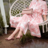 Women shoulder bag 041g pink pudra safiano