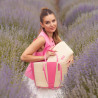 Geanta dama de plaja 044g 01 roz barbie+rafie lifesylte