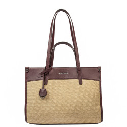 Geanta dama de plaja 045g 01 burgundy+rafie