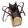 Geanta dama de plaja 045g 01 burgundy+rafie