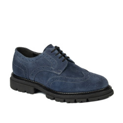Pantofi casual barbati 989 azuro velur