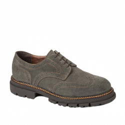 Pantofi casual barbati 989 gri velur