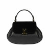 Geanta dama de mana 042g bufo negru+biz negru
