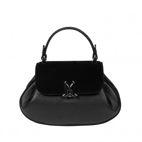 Geanta dama de mana 042g 01 bufo negru+biz negru