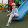 Pantofi copii 2028 bleu combinat lifesytle