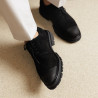 Men casual shoes 989 black velour