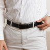 Men belt 65b black lucios