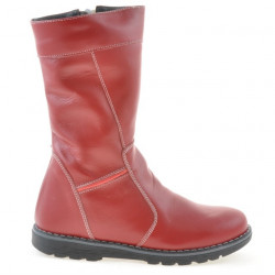 Children knee boots 3212 red