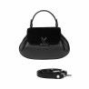 Geanta dama de mana 042g 01 bufo negru+biz negru