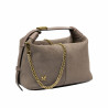 Women hand bag 037g suede sandstone