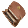 Women shoulder bag 048g suede brown
