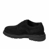 Pantofi casual barbati 989 negru velur 01