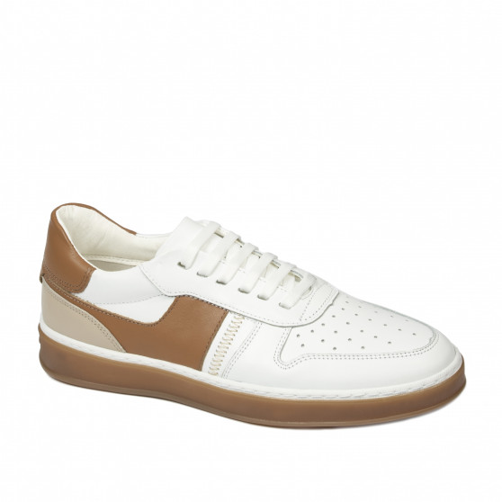 Pantofi casual/sport barbati 983 alb combinat