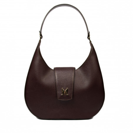 Women shoulder bag 050g dark burgundy