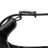 Women hand bag 037-1g 01 suede black